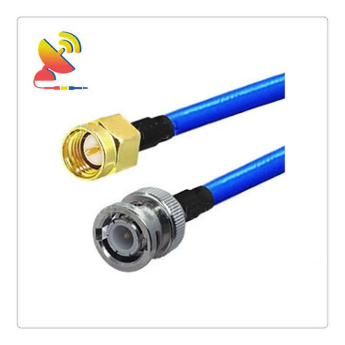 C&T RF Antennas Inc - SMA Male To BNC Male Connector RG402 Semi-rigid Coaxial Cable Assembly