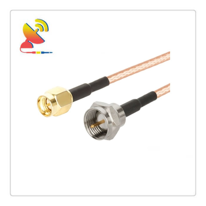 C&T RF Antennas Inc - SMA Male To F Male Connector RG316 Coaxial Cable Assembly