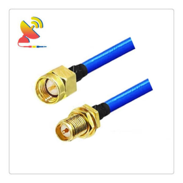 thumbnail image 2 of RG402 SMA Male To SMA Female Bulkhead Coaxial RF Pigtail Cable, Made In USA 2 of 3