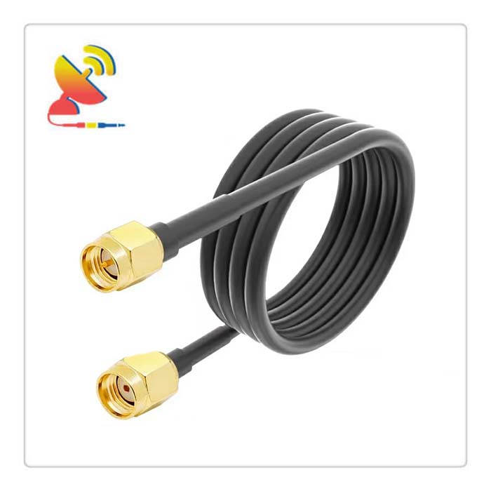 C&T RF Antennas Inc - SMA Male To RP-SMA Male Connector RG58 Low-Loss RF Coaxial Cable Assembly