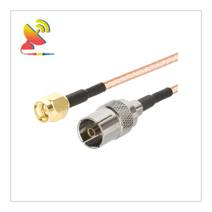 C&T RF Antennas Inc - SMA Male To TV Female Connector RF Cable Assembly RG316 Coaxial