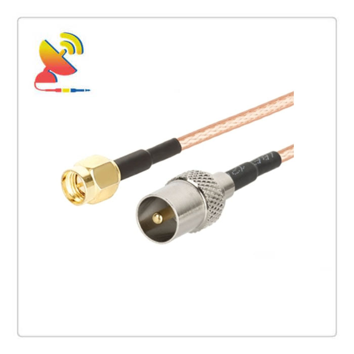 C&T RF Antennas Inc - SMA Male To TV Male Connector RG316 RF Coaxial Cable Assembly