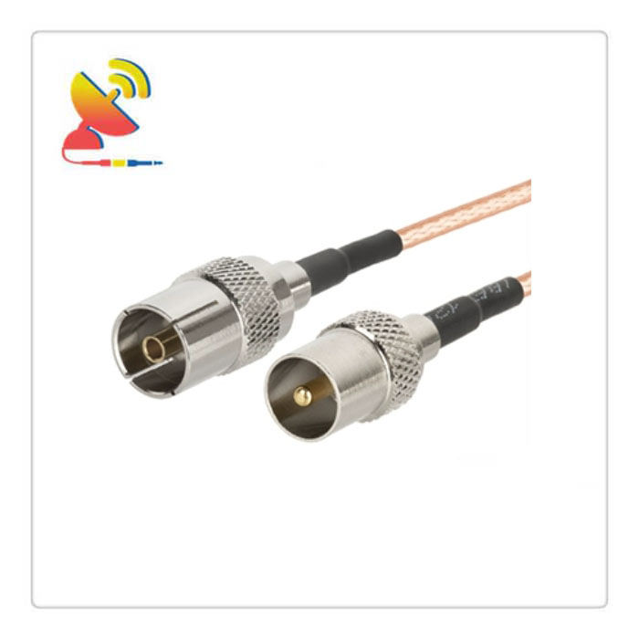 C&T RF Antennas Inc - TV Male To TV Female Connector RF RG316 Coaxial Pigtail