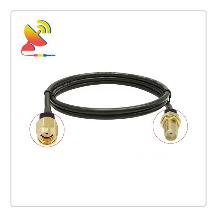 C&T RF Antennas Inc - PR-SMA Male To SMA Female Connector HF240 Low-loss Cable Assembly