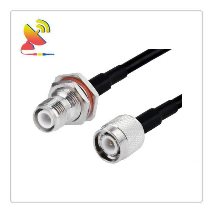 C&T RF Antennas Inc - RP-TNC Female Bulkhead To TNC Male Connectors RG223 Low-Loss RF Cable Assembly