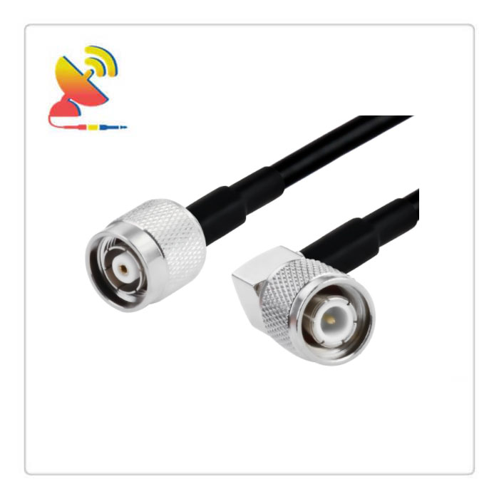 C&T RF Antennas Inc - RP-TNC Male To TNC Male Right-Angle Connectors RG223 Coaxial-RF Cable Assembly