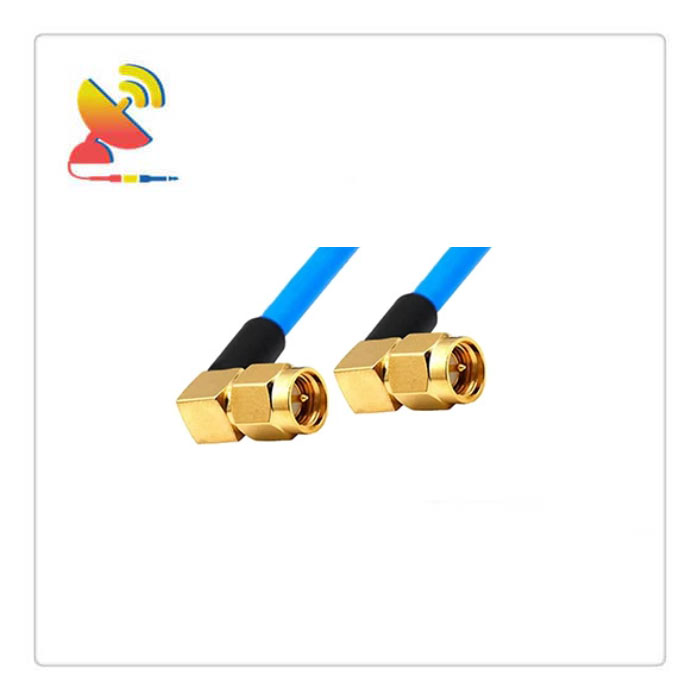 C&T RF Antennas Inc - SMA Male Right-Angle To SMA Male Right-Angle Connectors RG405 Coaxial Pigtail