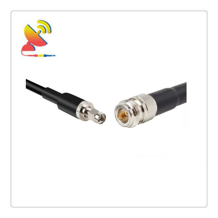 C&T RF Antennas Inc - SMA Male To N-type Female Connectors HF400 Low-Loss RF Cable Assembly