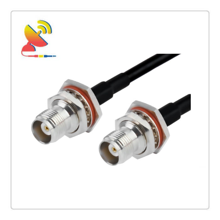 C&T RF Antennas Inc - TNC Female Bulkhead To TNC Female Bulkhead Connectors RG223 Flexible Cable Assembly