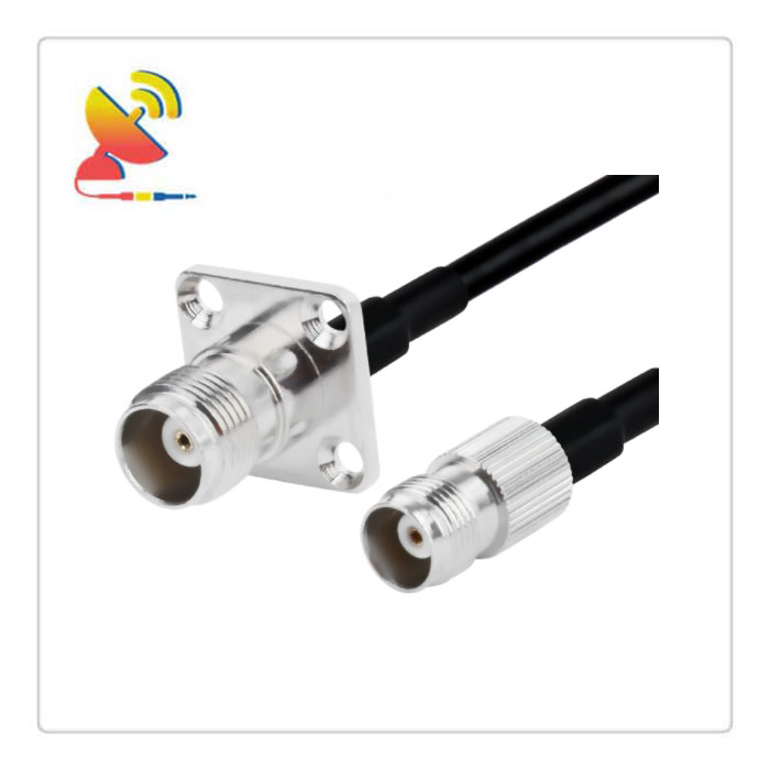 C&T RF Antennas Inc - TNC Female Panel Mount To TNC Female Connectors RG223 Coax Cable Assembly