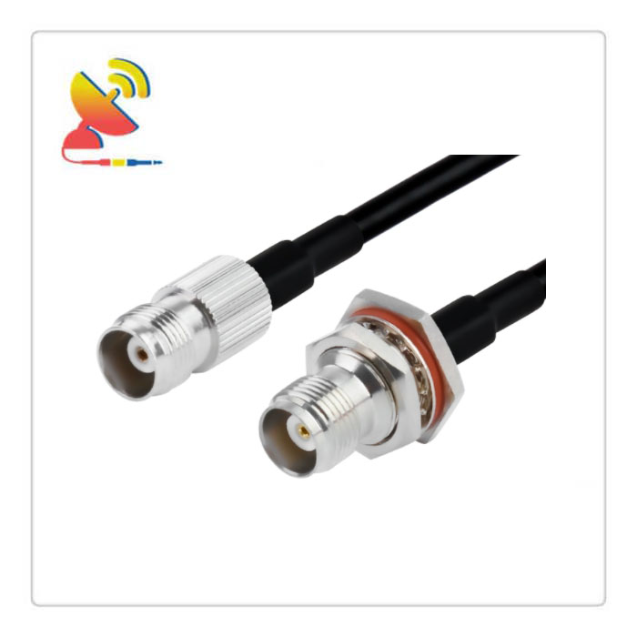 C&T RF Antennas Inc - TNC Female To TNC Female Bulkhead Connectors RG223 Coaxial Cable Assembly