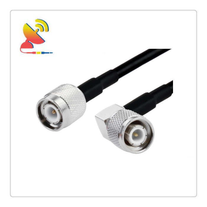 C&T RF Antennas Inc - TNC Male To TNC Male Right-Angle Connectors RF Cable Assembly RG223 Coaxial