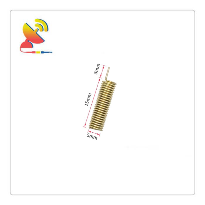 C&T RF Antennas Inc - 20x5mm 433MHz RF Module Helical Antenna Size