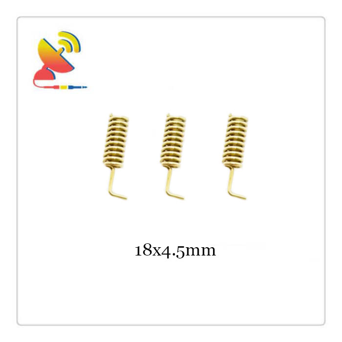 C&T RF Antennas Inc.- 18x4.5mm Embedded 868Mhz Lora PCB Spring Antennas Manufacturer