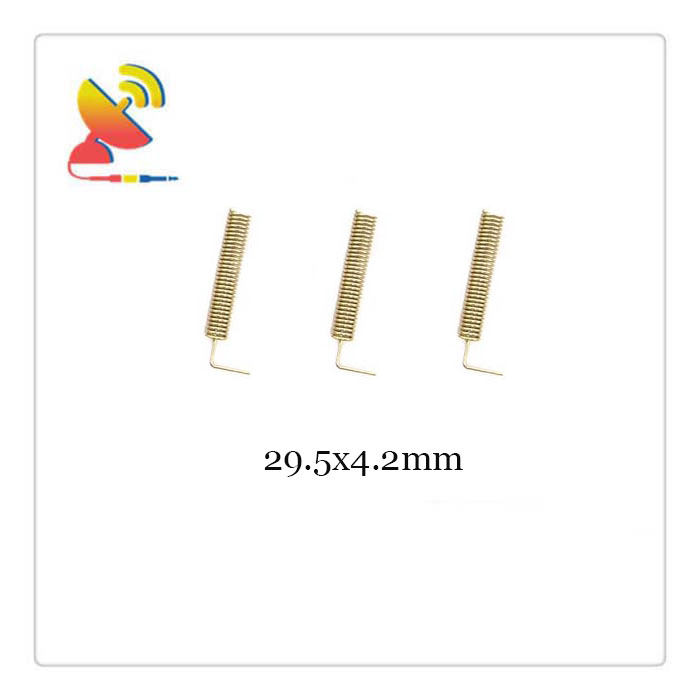 C&T RF Antennas Inc. - 29.5x4.2x0.6mm 315MHz Copper Spring Antenna for Wireless Communication