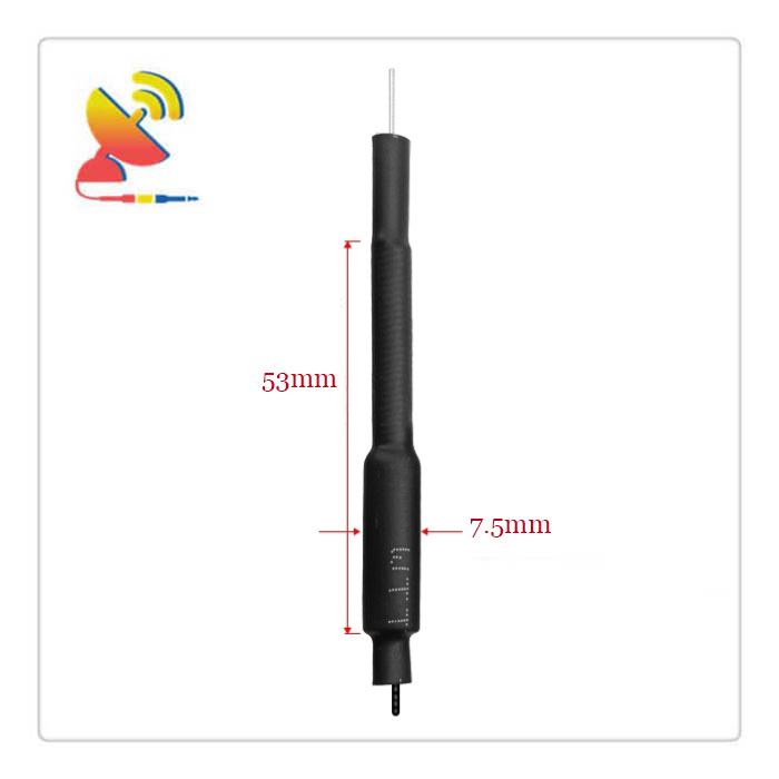 C&T RF Antennas Inc.- 53x150mm High-gain 433 MHz IPEX Spring Antenna Size