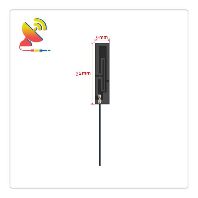 C&T RF Antennas Inc.- 32x9mm 2G 3G 4G LTE NB-IoT GSM LoRa Flex PCB Antenna Size